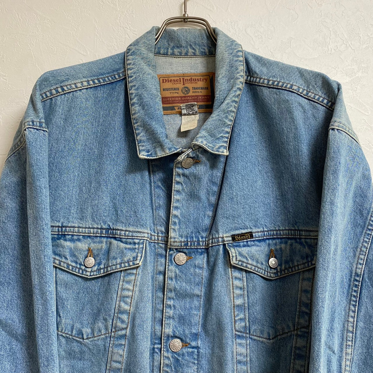 【DIESEL】90’s made in Italy denim jacket/イタリア製 デニム ジャケット/xxlsize/BLUE